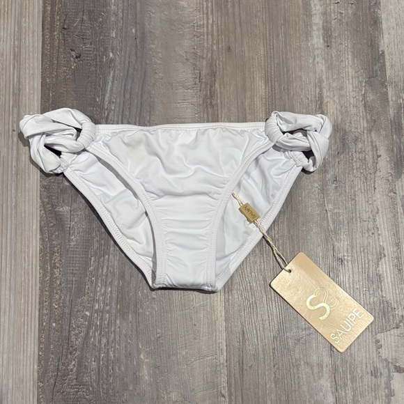 Sauipe Swimwear White Bikini Bottom - Picture 2 of 5